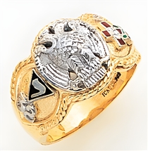 Masonic 32 Degree Scottish Rite Ring Macoy Publishing Masonic Supply 3430