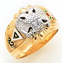 Masonic 32 Degree Scottish Rite Ring Macoy Publishing Masonic Supply 3434