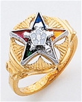 Order of the Eastern Star Ring Macoy Publishing Masonic Supply 3452