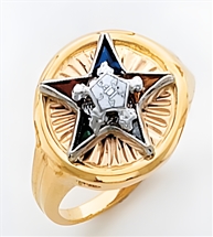 Order of the Eastern Star Ring Macoy Publishing Masonic Supply 3453