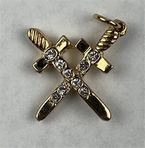 OES Sentinel Charm Goldtone