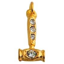 OES Worthy Matron Charm Goldtone