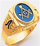 Masonic Ring - 5004 - open back