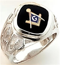 Masonic Ring - 5043 - Sterling Silver