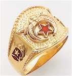 Masonic Shrine Ring Macoy Publishing Masonic Supply 5191SBL