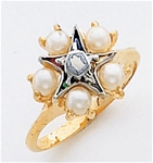 Order of the Eastern Star Ring Macoy Publishing Masonic Supply 5493