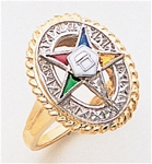 Order of the Eastern Star Ring Macoy Publishing Masonic Supply 5524