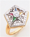 Order of the Eastern Star Ring Macoy Publishing Masonic Supply 5530