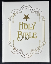 Eastern Star Altar Bible White