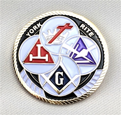 York Rite auto emblem (2")