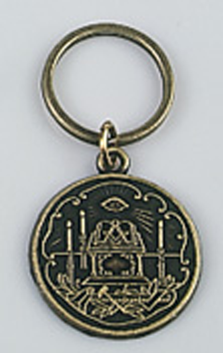 Keychain key ring keyring car motorcycles knights templar masonic freemason flag 3701148005472