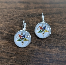 OES Round Charm Earrings
