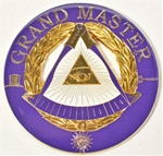 Grand Master 3" Metal cutout Auto Emblem