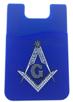 MASONIC SILICONE CELL PHONE WALLET