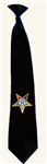 Black OES Clip-on Tie