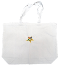 Jumbo White OES Tote