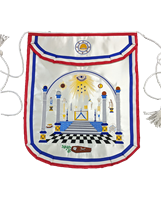 Masonic Apron Lambskin Rounded