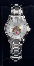 Shrine Bulova Silver Tone Watch