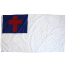 Indoor Christian Flag 3'X5' Nylon
