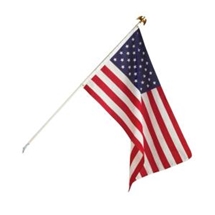 US Flag Kit 3' x 5' with pole