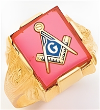 Masonic Ring - 9935 - open back