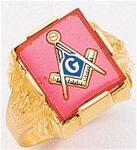 Masonic Ring - 9935 - open back