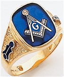 Masonic Ring - 9952 - open back