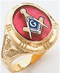 Masonic Ring - 9957 - open back