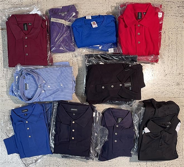 Blank Shirt Mostly polos, some tshirts and long sleeve Bundle Sold