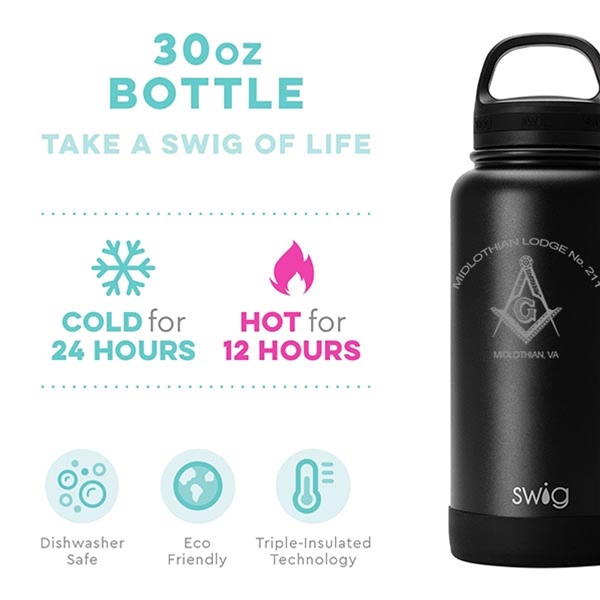 Water Bottle With Times 24 Oz. Water Bottle Personalized