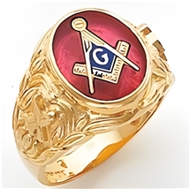 Masonic Ring - 5123 - solid back