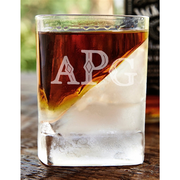 Monogram Ice Whiskey Glass