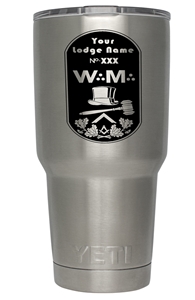 Lodge engraved Yeti 30 oz Rambler Tumbler