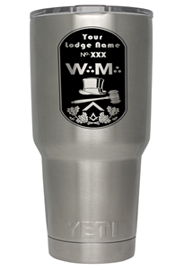 Lodge engraved Yeti 30 oz Rambler Tumbler