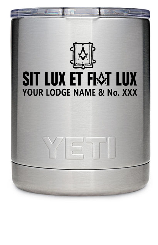 Personalized Engraved YETI Lowball Tumbler