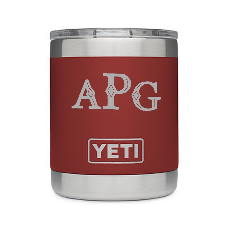 Personalized Engraved YETI Lowball Tumbler