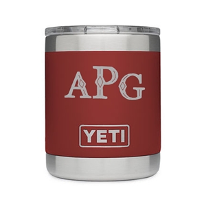 Monogram engraved 10 oz Yeti Tumbler