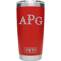 Monogram 20 oz Yeti Tumbler