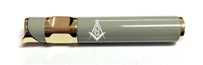 Masonic Torch Butane Lighter (Gray)