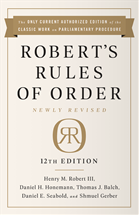 Robert's Rules of Order