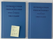 Introduction to Freemasonry Two Books EA & FC Hardcover