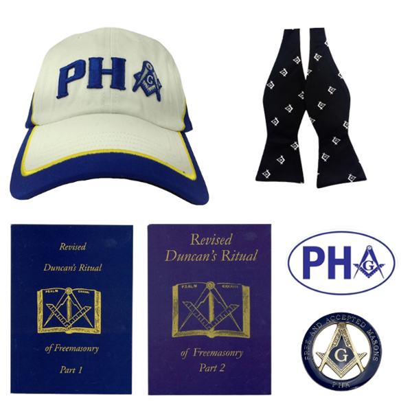 Prince Hall Gift Set | PHA Rituals, Hat, Auto Emblem & Accessories