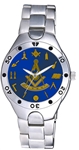 Past Master Watch w/ Working Tools around Blue Face