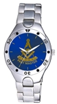 Past Master Watch w/ Emblem on Blue Face