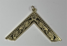 Small Worshipful Master Jewel- Goldtone- Sold AS IS