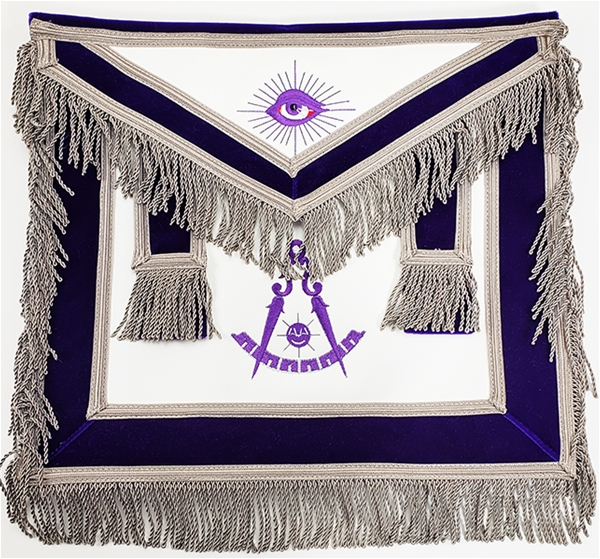 Leather PM Apron Purple CLEARANCE