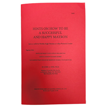 OES hints on how to be successful Worthy Matron