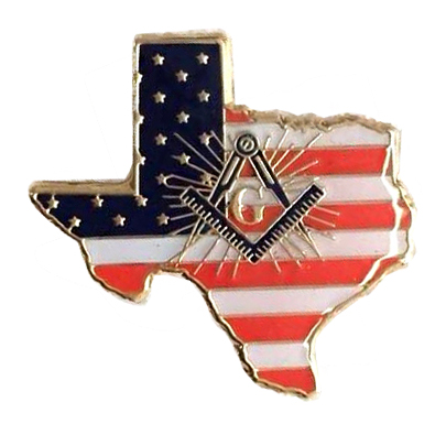 Texas State Seal Gold-Tone Lapel Pin