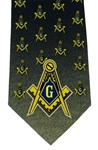 Masonic Tie w/ Large S&C