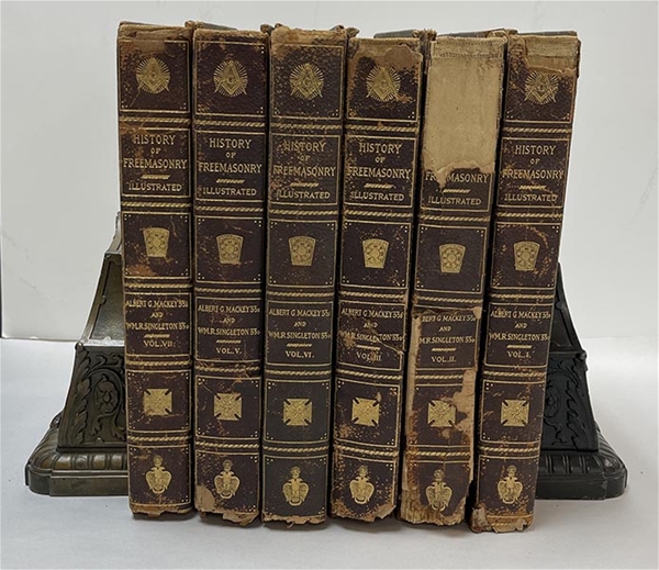 洋書 History of Freemasonry by Mackey (7 vol) VAGL63.jpg